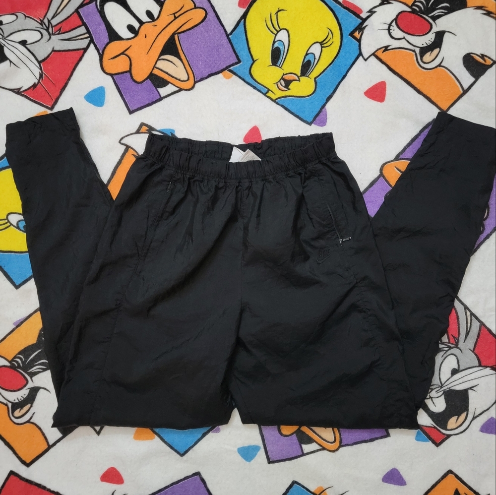 Vintage 90s Nike Black Windbreakers